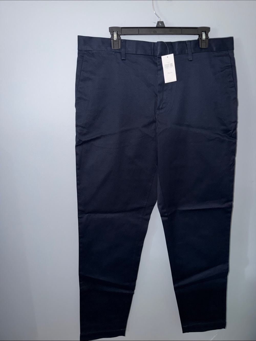 Banana Republic Navy Blue Mason Athletic Tapered Fit Rapid Movement Chinos